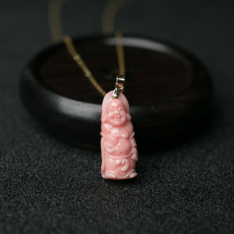 珊瑚佛项链-红掌柜