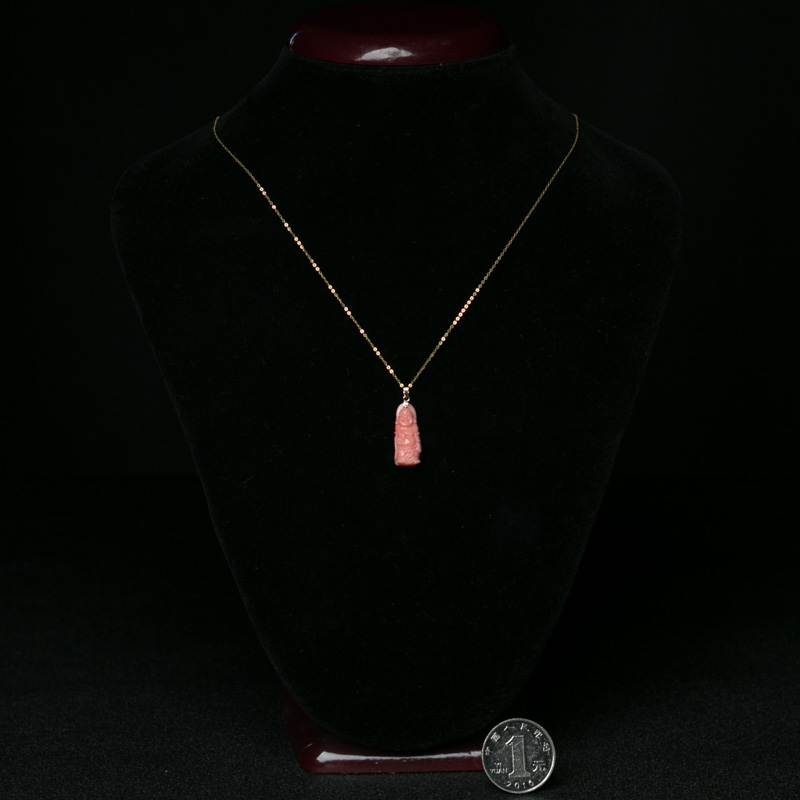 台湾珊瑚佛项链-红掌柜