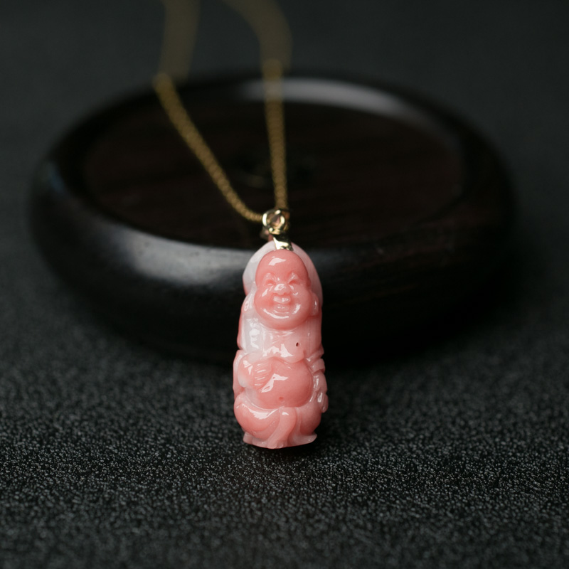 珊瑚佛项链-红掌柜