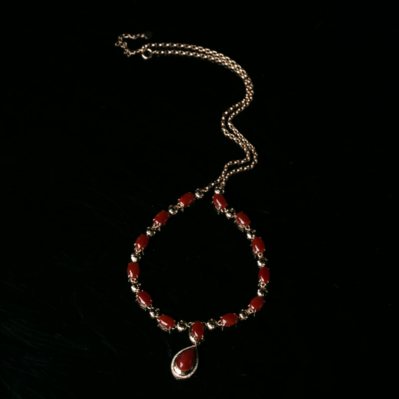 阿卡珊瑚项链-红掌柜