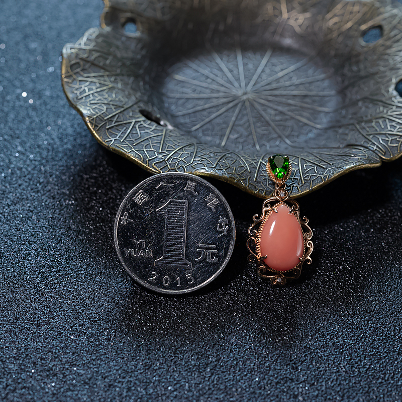 红珊瑚吊坠-红掌柜