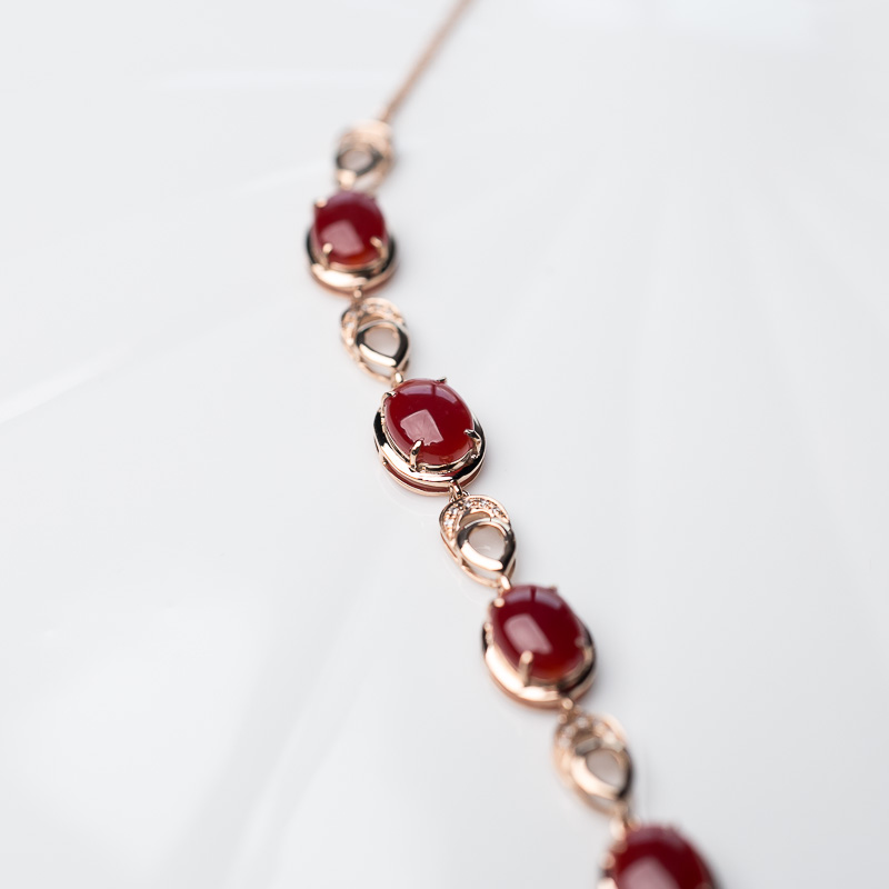 阿卡红珊瑚项链-红掌柜