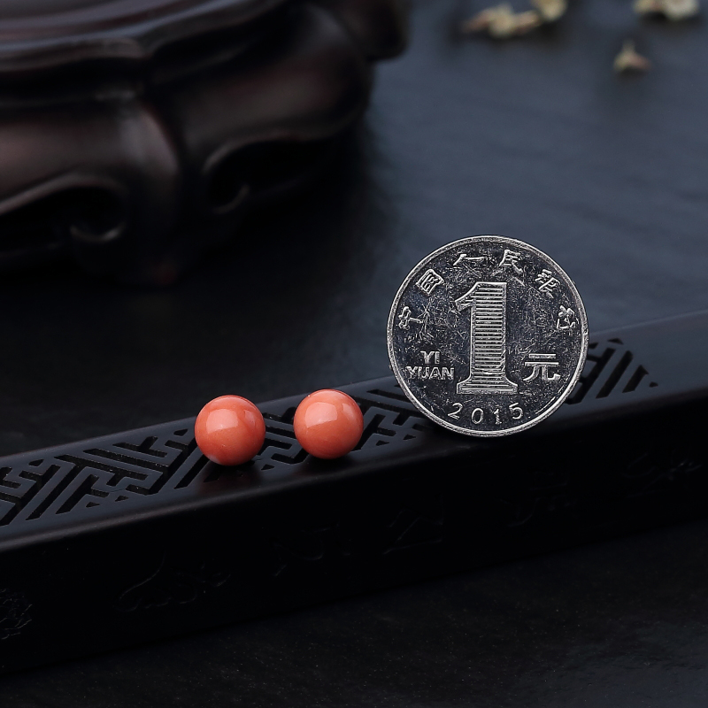 珊瑚圆珠对珠-红掌柜