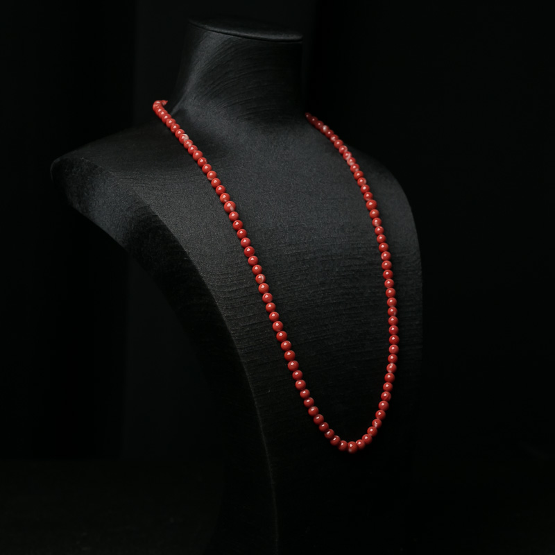 5mmMOMO珊瑚佛珠-红掌柜