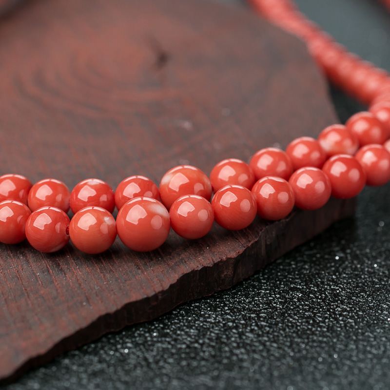 5mmMOMO珊瑚佛珠-红掌柜