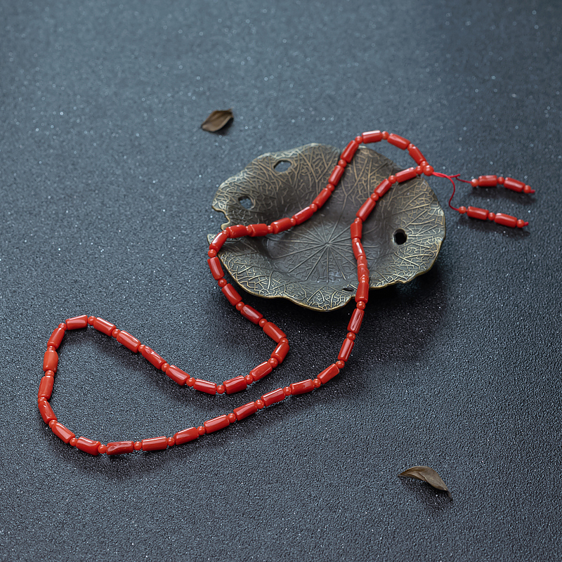 沙丁珊瑚项链-红掌柜