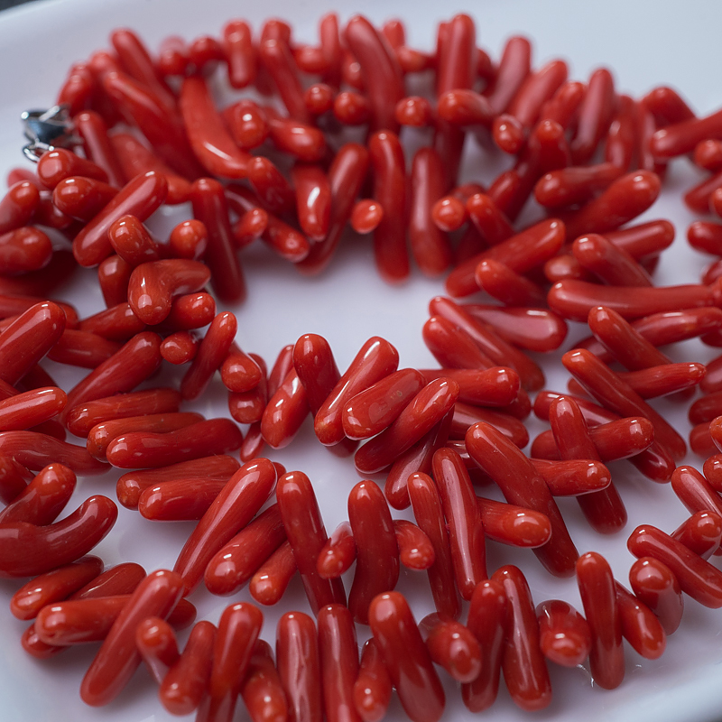 沙丁珊瑚项链-红掌柜