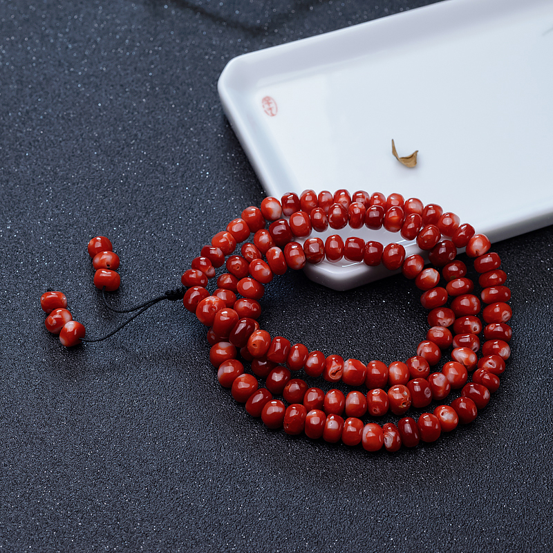 阿卡珊瑚项链-红掌柜