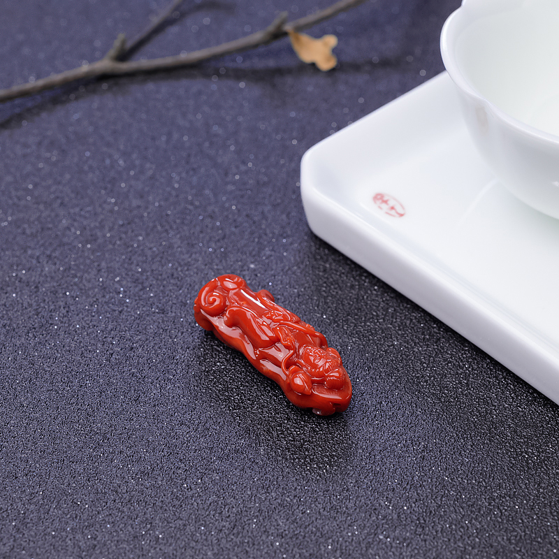 红珊瑚观音吊坠-红掌柜