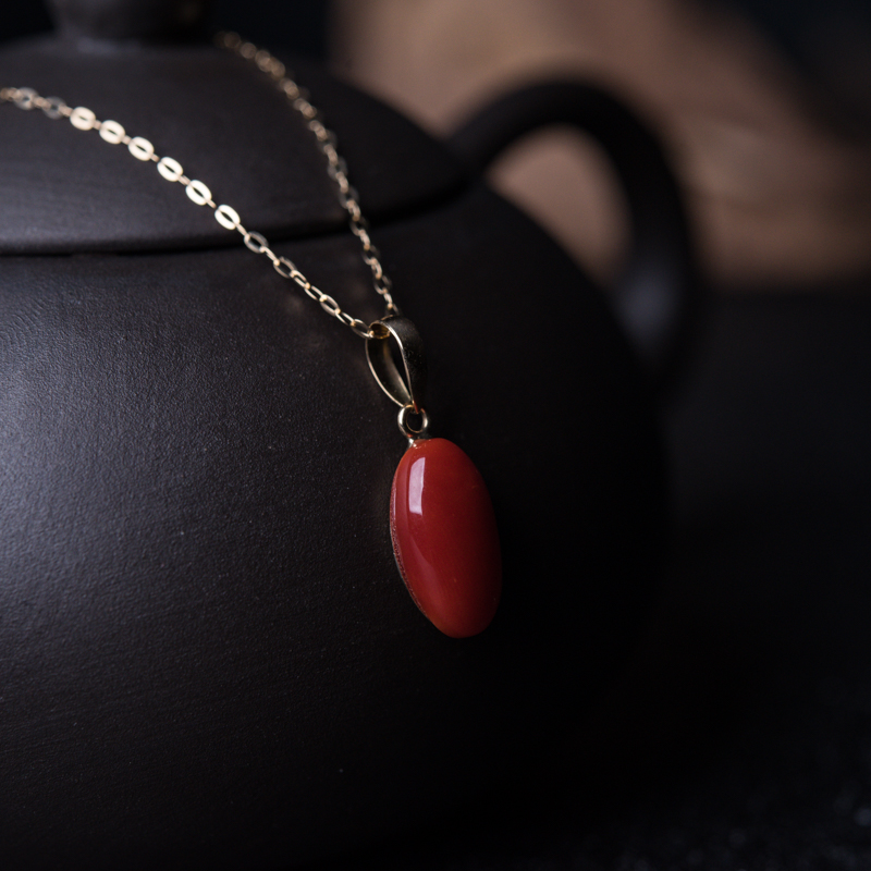 阿卡珊瑚项链-红掌柜