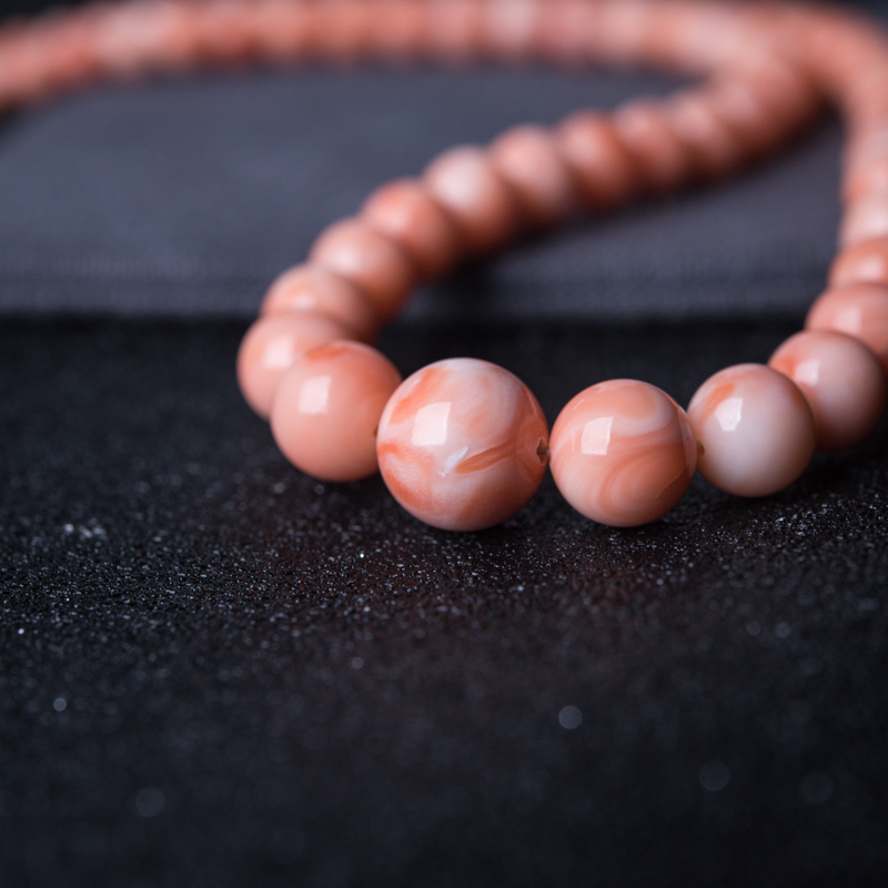 台湾天然深水珊瑚塔链-红掌柜