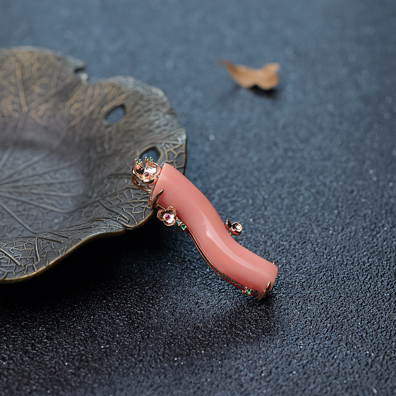 深水珊瑚吊坠-红掌柜