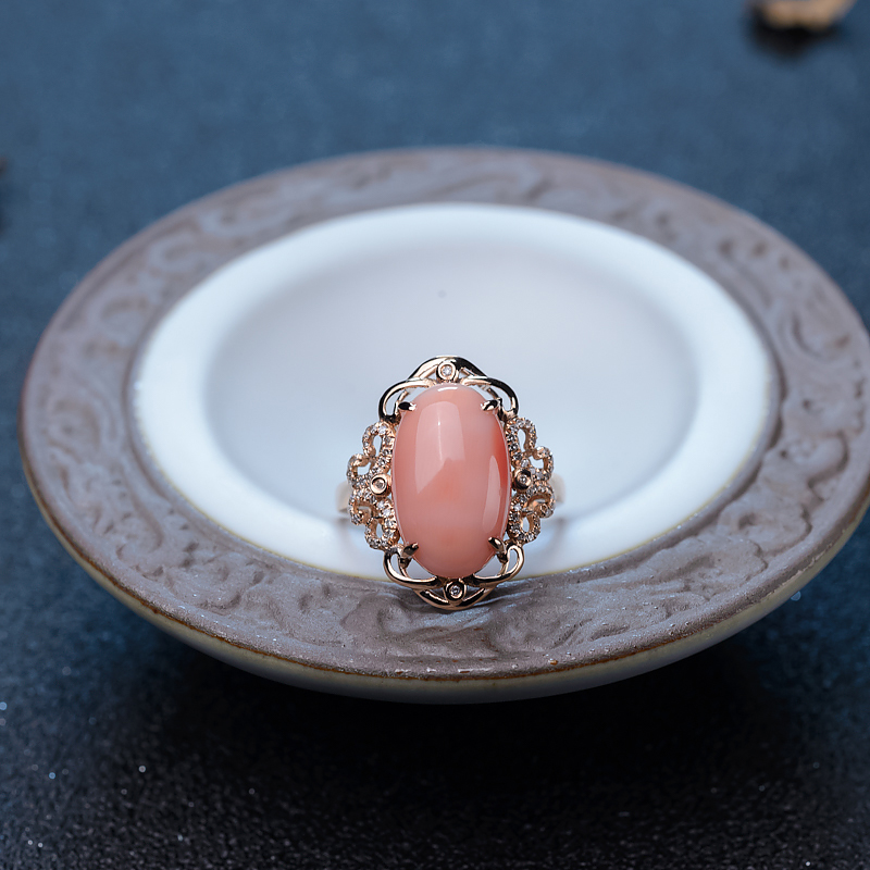 珊瑚戒指-红掌柜