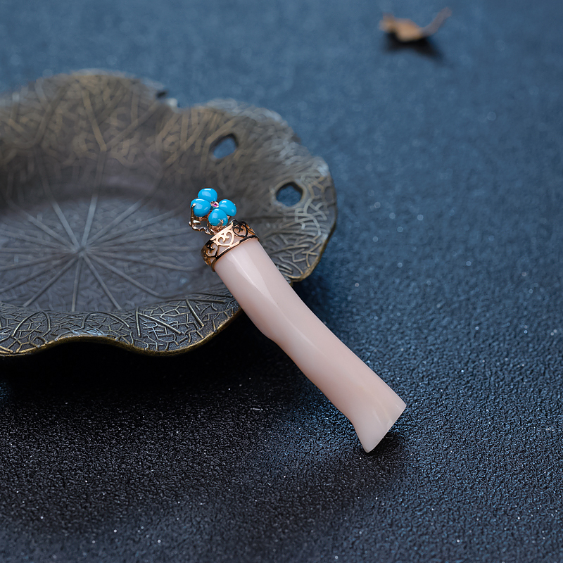 天然珊瑚吊坠-红掌柜