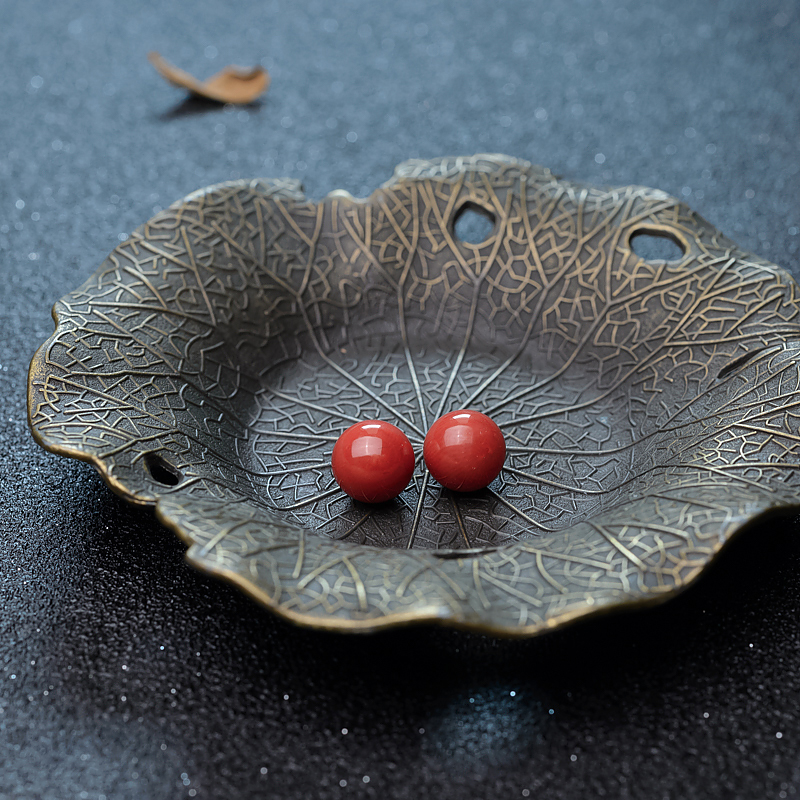 沙丁珊瑚圆珠对珠-红掌柜