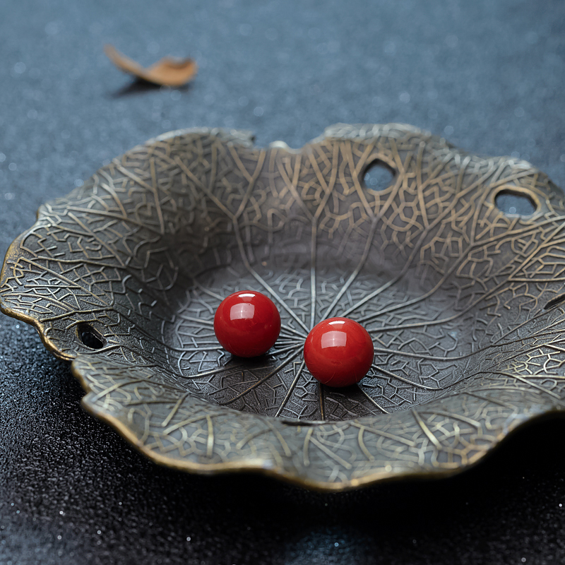 沙丁珊瑚圆珠对珠-红掌柜