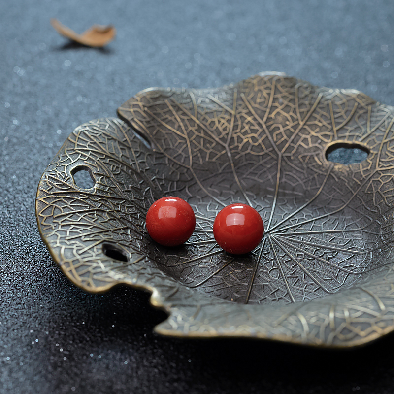 沙丁珊瑚圆珠对珠-红掌柜