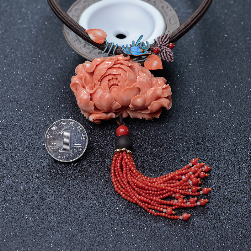 MOMO珊瑚项链-红掌柜