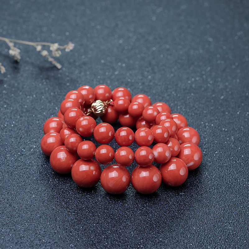 台湾天然珊瑚塔链-红掌柜