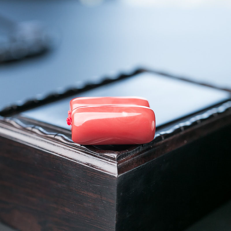 台湾天然MOMO珊瑚套装-红掌柜