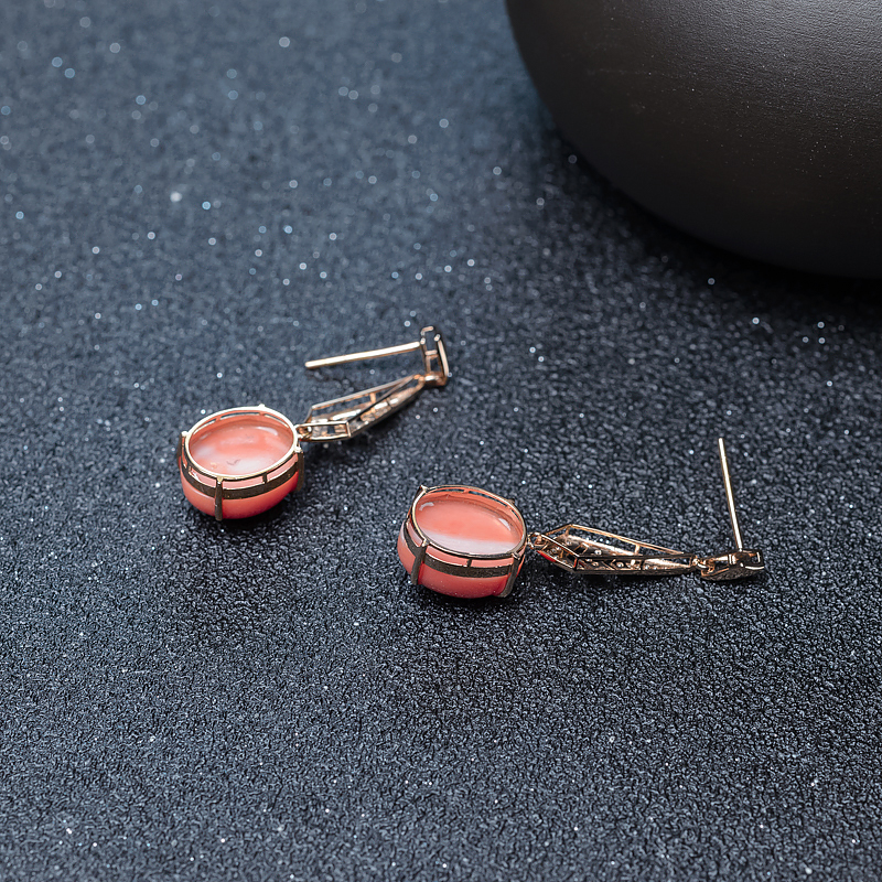 珊瑚耳坠-红掌柜