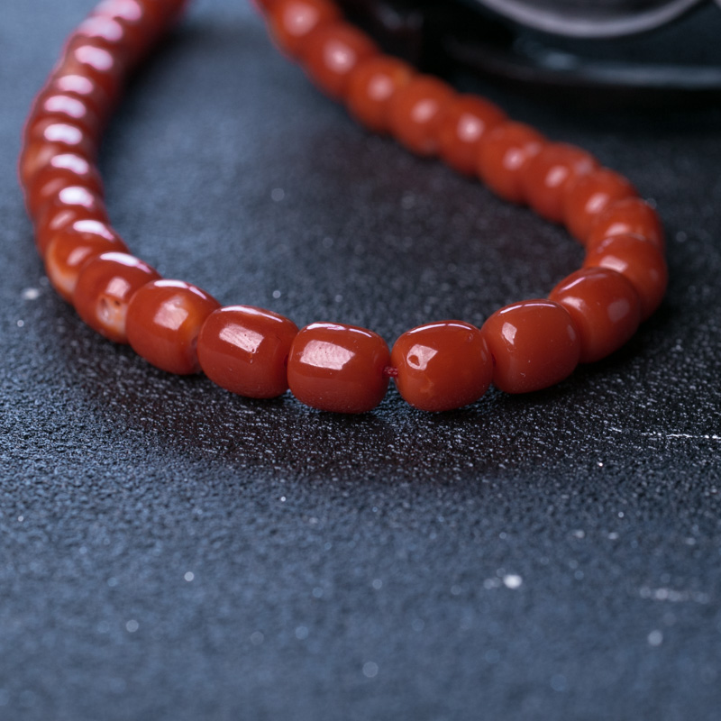 珊瑚108佛珠-红掌柜