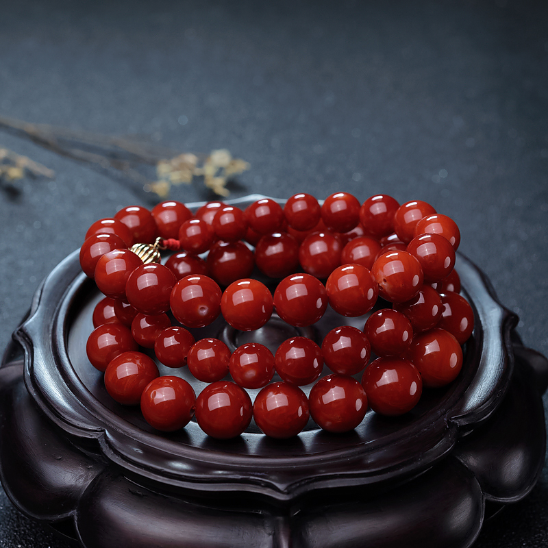 日本天然珊瑚塔链-红掌柜