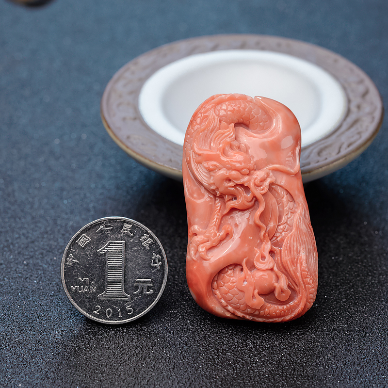 MOMO珊瑚吊坠-红掌柜