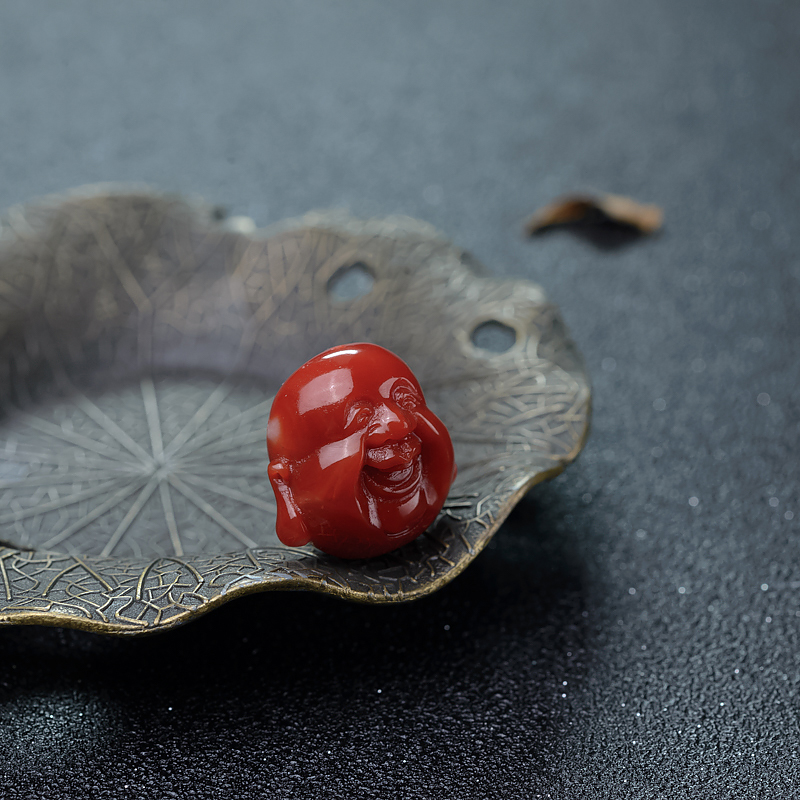 日本阿卡珊瑚佛头配件-红掌柜