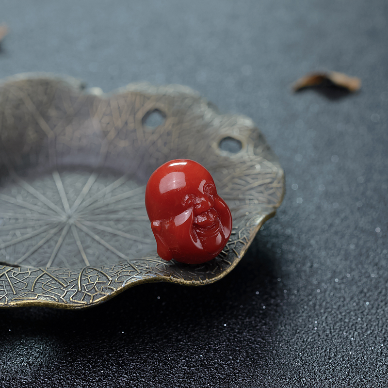 日本阿卡珊瑚佛头配件-红掌柜