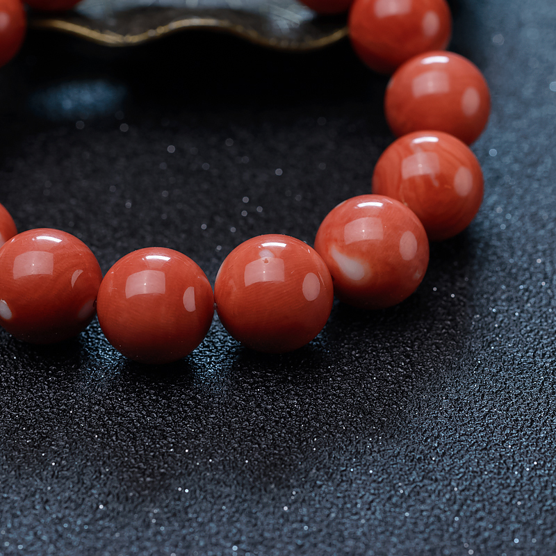 MOMO珊瑚单圈手串-红掌柜