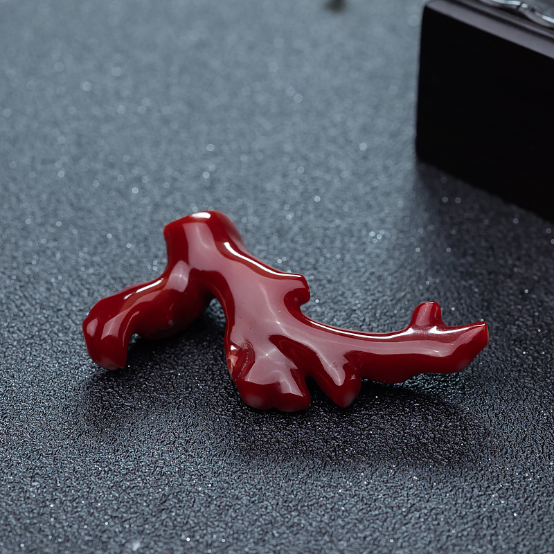 天然阿卡牛血红珊瑚原枝-红掌柜