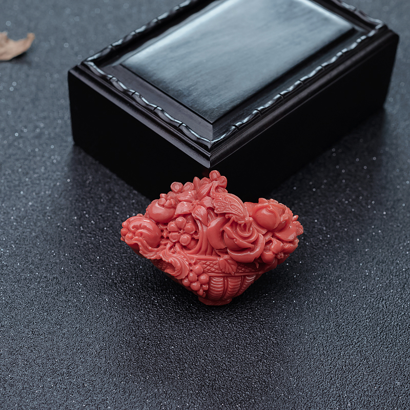 MOMO珊瑚吊坠-红掌柜