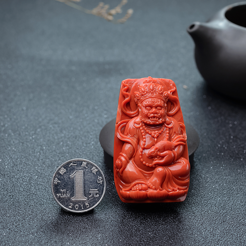 MOMO珊瑚吊坠-红掌柜