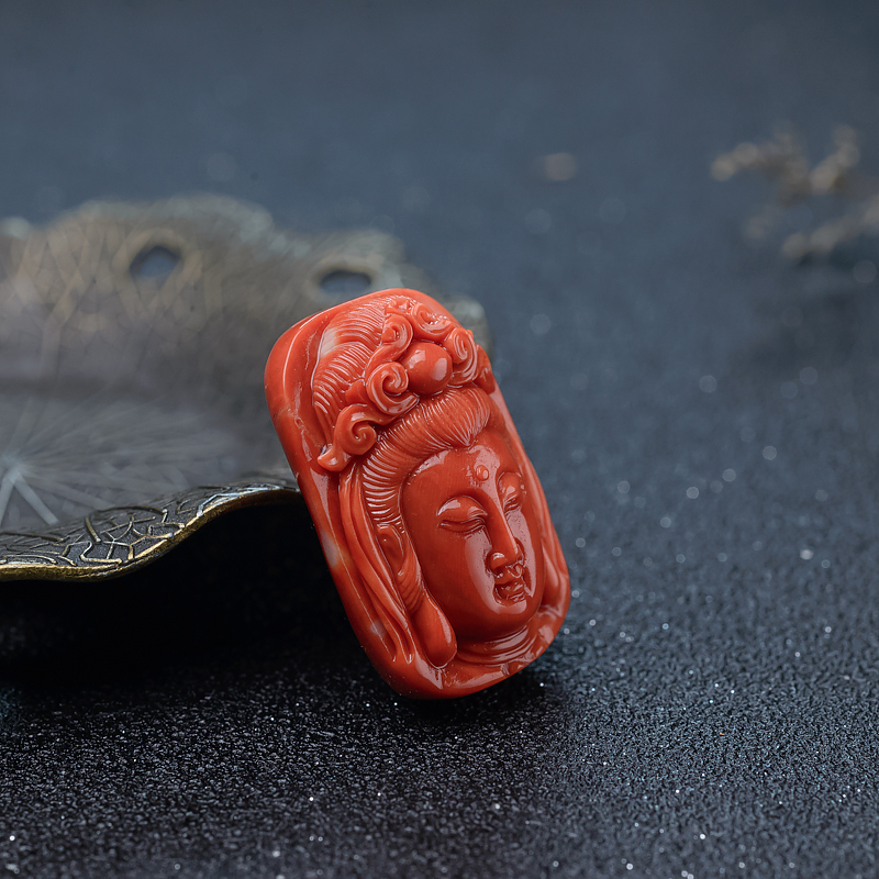 MOMO珊瑚吊坠-红掌柜