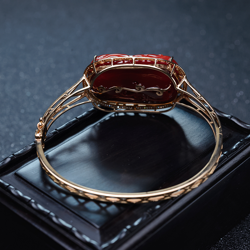 阿卡珊瑚手镯-红掌柜