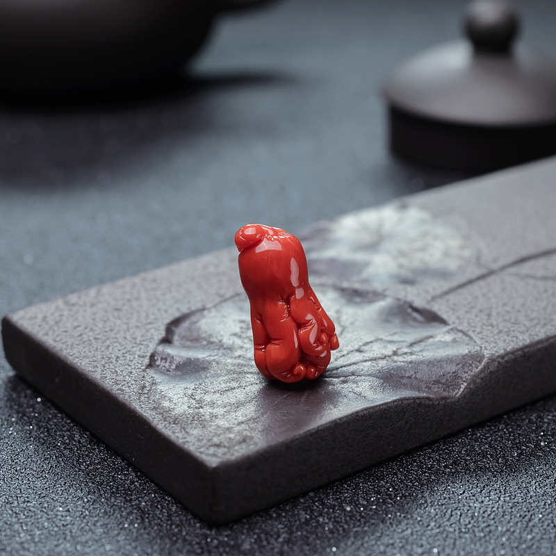 沙丁珊瑚吊坠-红掌柜