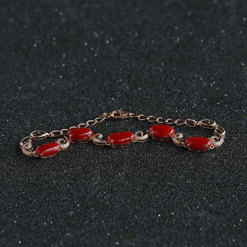 阿卡珊瑚手链-红掌柜