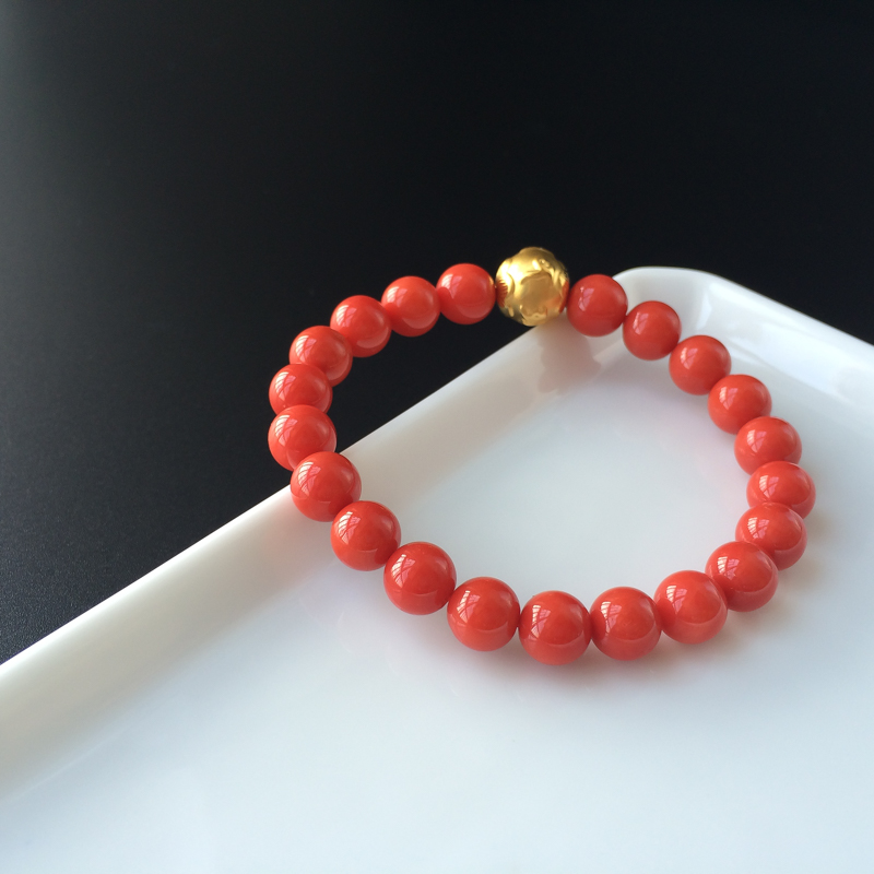 红珊瑚手串-红掌柜