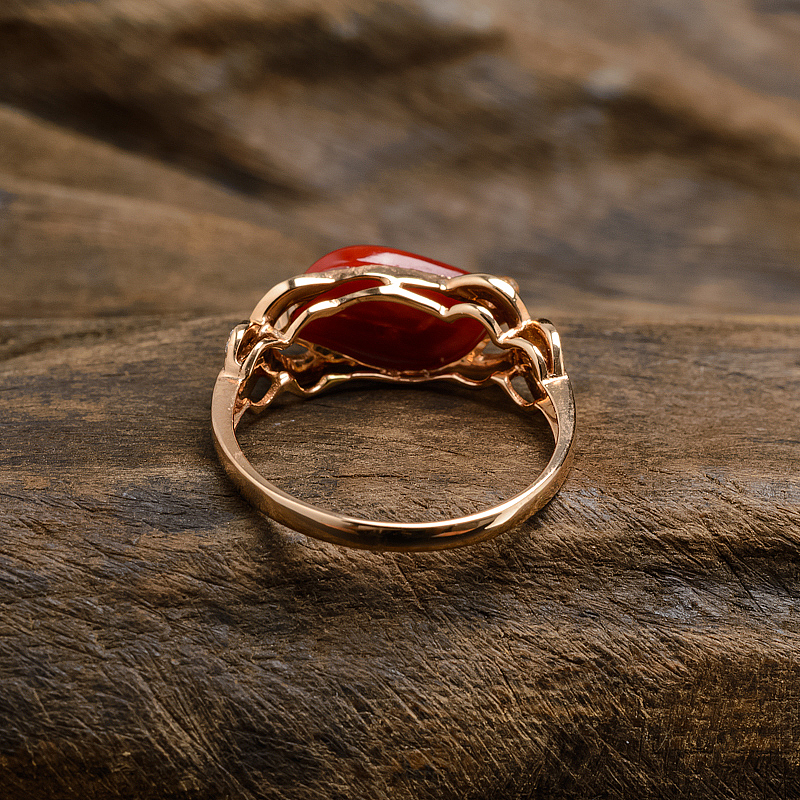 珊瑚戒指-红掌柜珠宝
