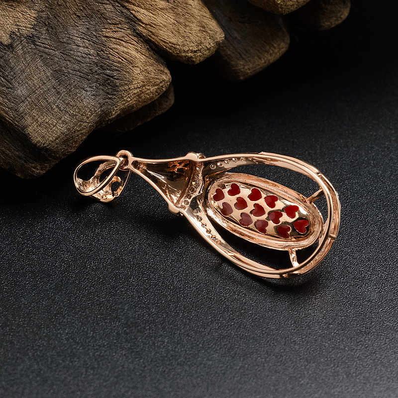 珊瑚吊坠-红掌柜珠宝