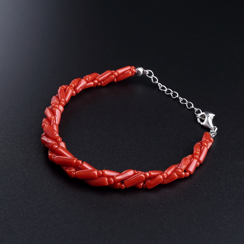 意大利红珊瑚手链-红掌柜