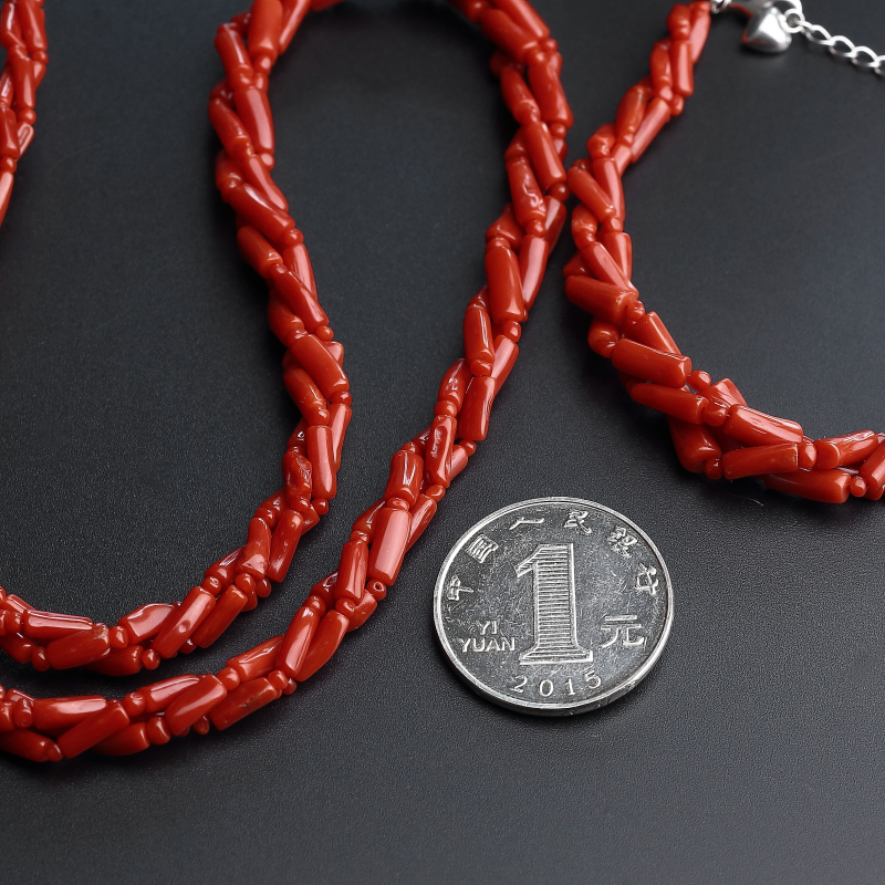 意大利红珊瑚三股套装-红掌柜