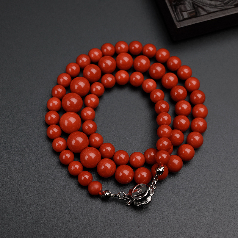 意大利沙丁红珊瑚塔链-红掌柜