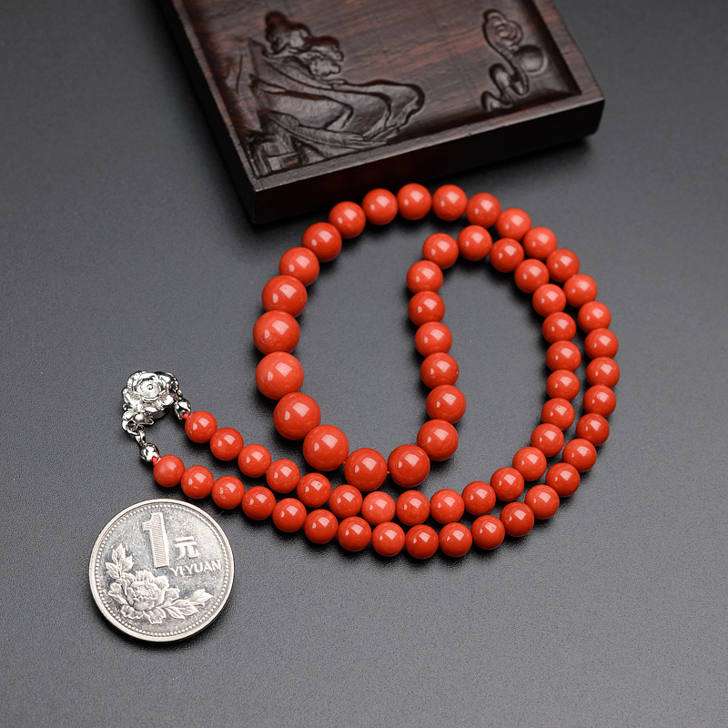意大利红珊瑚塔链-红掌柜