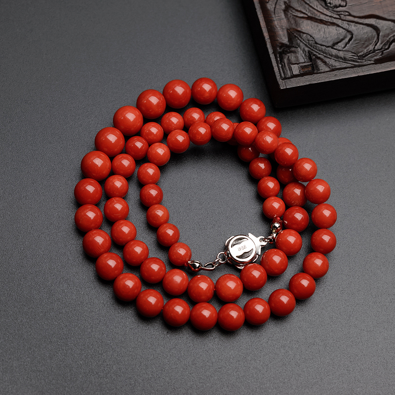 意大利沙丁红珊瑚塔链-红掌柜