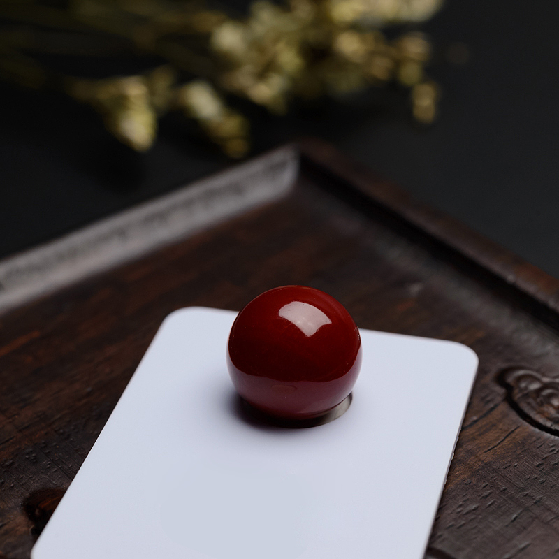 日本阿卡牛血红珊瑚圆珠-红掌柜