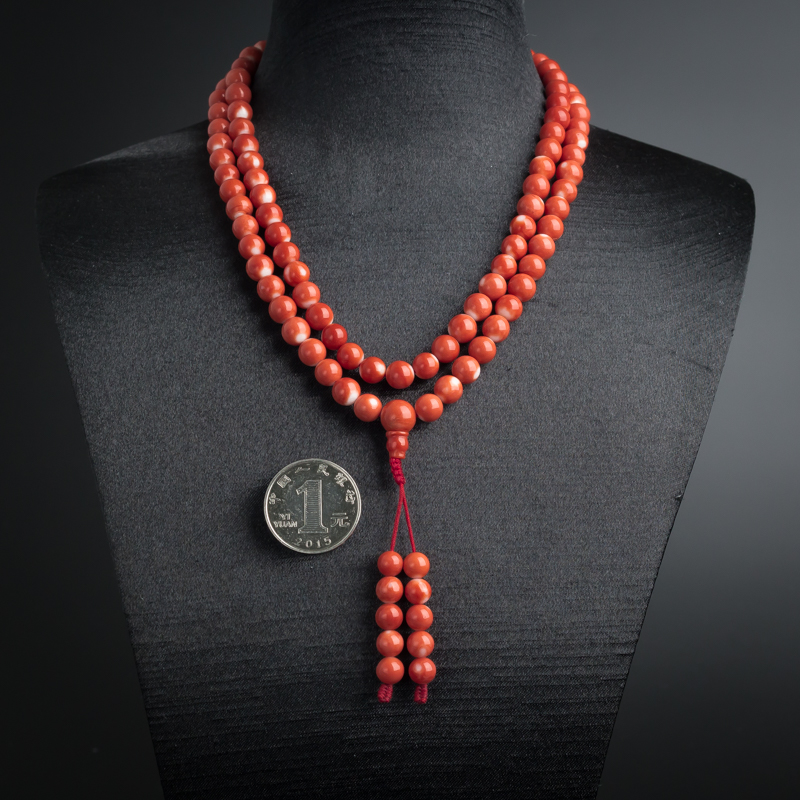 MOMO红珊瑚佛珠-红掌柜