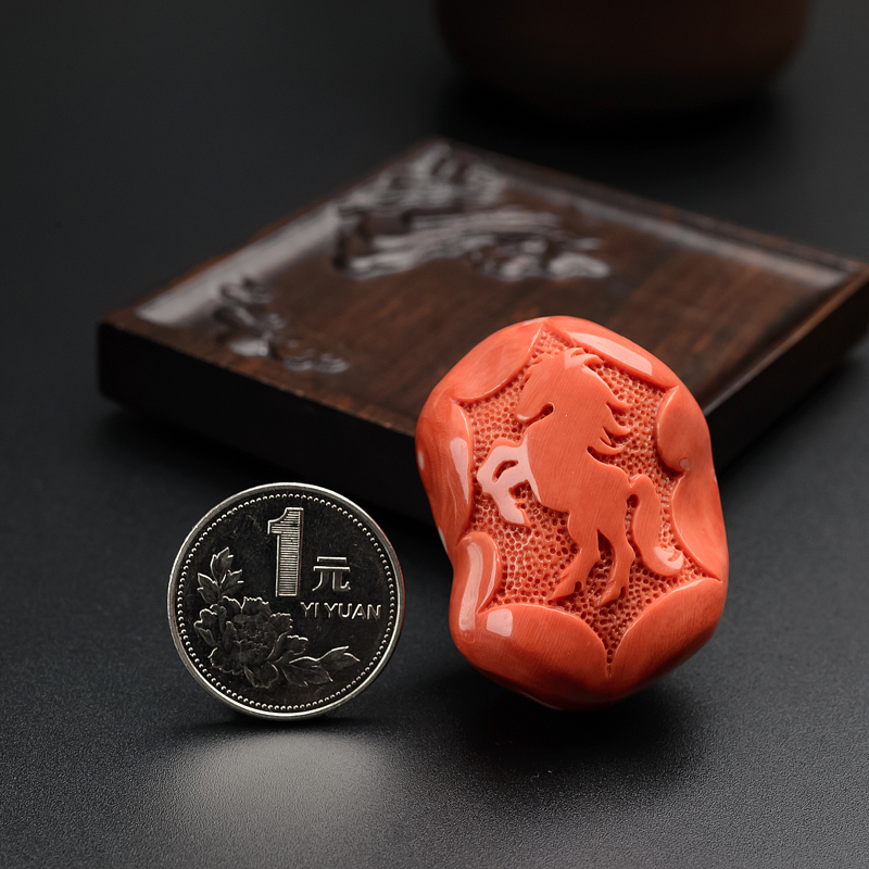 台湾红珊瑚背云 - 红掌柜