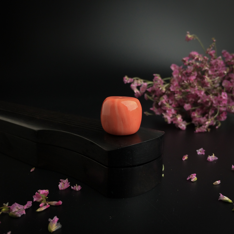 台湾天然MOMO红珊瑚桶珠 - 红掌柜